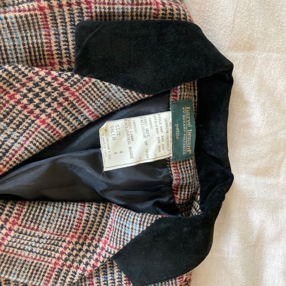Gorgeous vintage plaid wool blazer - Picture 4 of 7